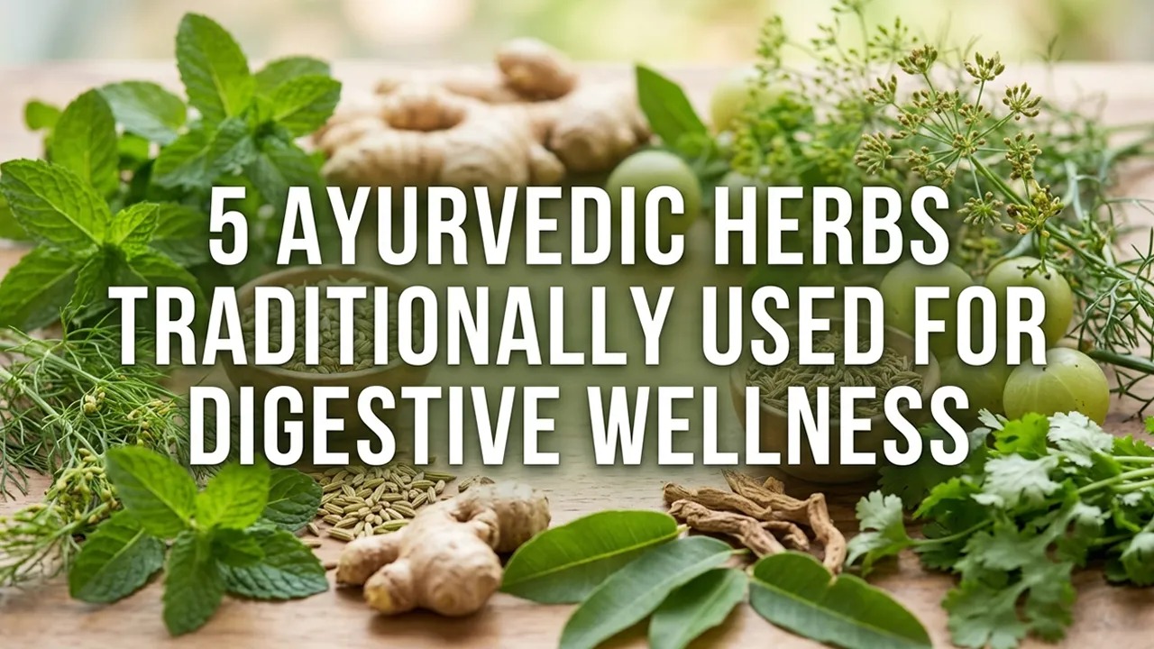 5 Ayurvedic Herbs Traditionally Used for Digestive Wellness